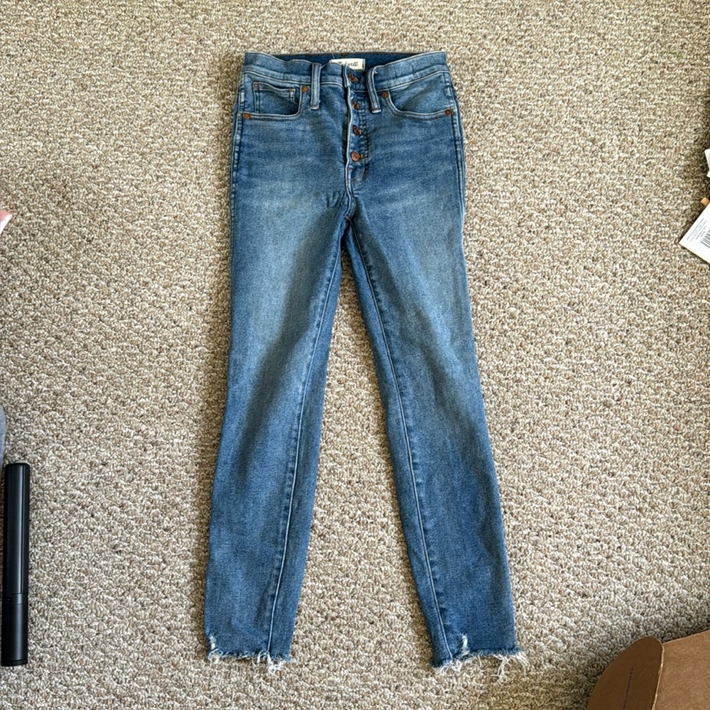 Madewell high rise stretch skinny